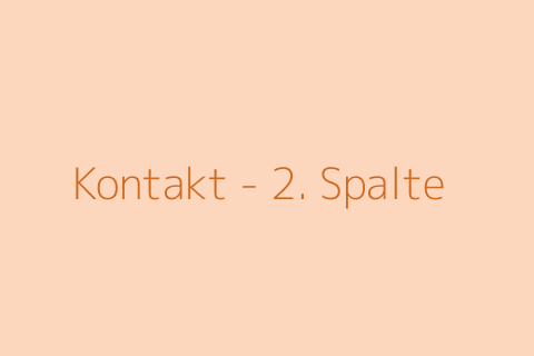 Kontakt - 2. Spalte